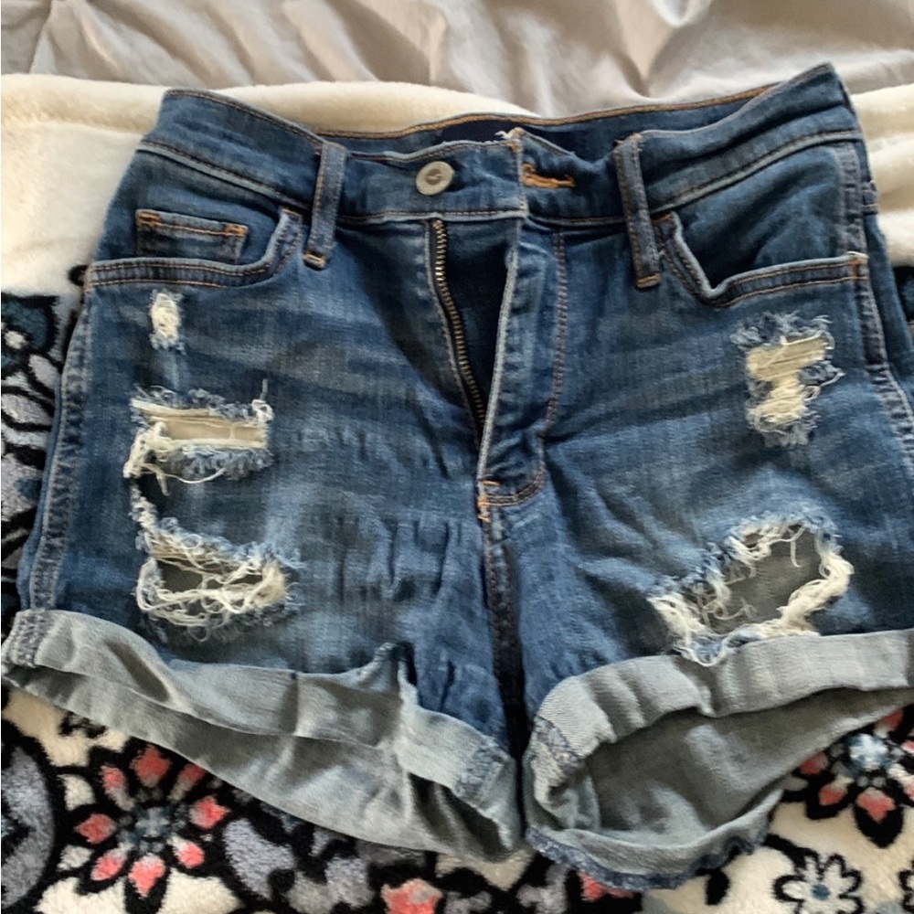 hollister jean shorts